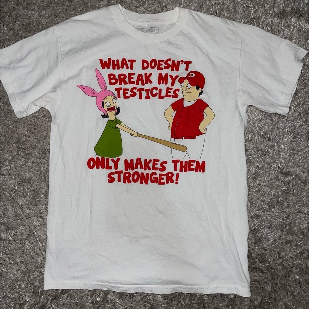 2015 Graphic Humor vintage Printed Tee NWOT - Picture 3 of 5